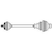 METELLI 17-1369 Aandrijfas