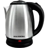 Hausberg HB-3615 Elektrische Waterkoker 1500 W | RVS Kettle 1,7–1,8 L Met Automatische Uitschakeling & 360° Draaibare Basis – Snel Water Koken