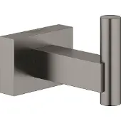 GROHE Haak Essentials Cube Hard Graphite Geborsteld