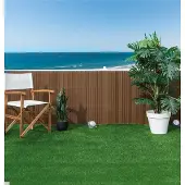 Intergard Tuinscherm PVC tuinafscheiding bruin 2x3m