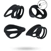 Levelz - Silicone Cock and Ball Ring Set of 4