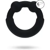 Vuxen - Metal and Silicone Cockring