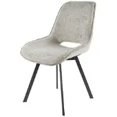 Hoyz stoel swivel rich zandkleur set van 4