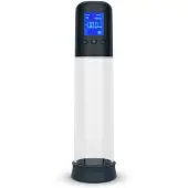 Boners - automatische penispomp met lcd-scherm - transparant zwart