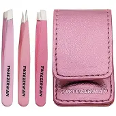 Tweezerman Micro Mini pincettenset 3-delig. Pink Pincet 1 st