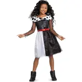 Disguise DISNEY - VILLAINS, Cruella Classic , Maat S (5 - 6 jaar), Meisjes