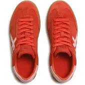 FitFlop The Dash T-Toe Suede Sneakers Dames Sneakers - Rood / Roze