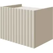 NADUVI Collection Nachtkastje Cassidy zwevend | mdf beige 48x37x37 cm nachtkastjes | NADUVI