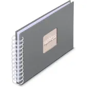 Hama Spiraal fotoalbum - Fine Art - 24x17 - 50 pagina's - Steengrijs