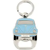 Brisa VW Collection - Volkswagen sleutelhanger-ring sleutelaccessoire met bierflesopener in Kever-design (Helllau)