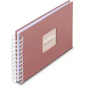 Hama Spiraal fotoalbum - Fine Art - 24x17 - 50 pagina's - Terracotta