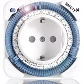 Theben 0260833 Timer 26 safety-plus I analoge timer I analoge socket timer I socket timer