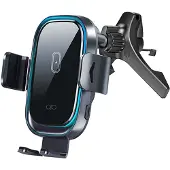 Force Power , Autohouder met Draadloos Opladen 15W Qi Snel, Zwart
