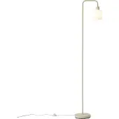 QAZQA Scandinavische vloerlamp beige met wit glas - Wisp