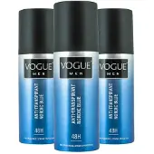 Vogue 3x Anti-transpirant Nordic Blue 150 Ml