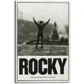 Reinders Schilderij Rocky - filmposter - 90 x 60 - Hout -