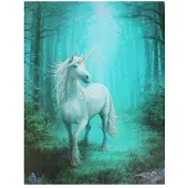Anne Stokes Canvas - Forest Unicorn -