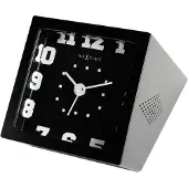 Nextime Square - Tafelklok - Kunststof - Zwart