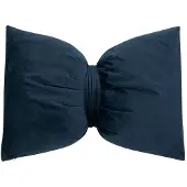 Mars & More Strik Kussen Fluweel navy 40x60cm