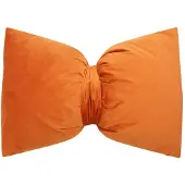 Mars & More Strik Kussen Fluweel oranje 40x60cm