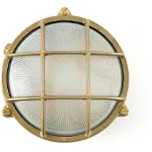Faro Wandlamp buiten Noray, dimbaar, messing / goud, Messing, Maritiem, Wandlamp buiten