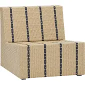 House Doctor Jass loungestoel naturel/zwart