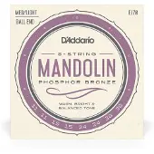 Daddario EJ70 Phosphor Bronze Mandolin Strings Ball End Med/Light