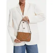 GUESS Schoudertas Noelle II Mini Top Zip Shoulder Bag Light Cognac Bruine