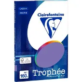 Clairefontaine Violet A4 Gekleurd papier 160 grams (50 vel)
