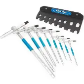 Park Tool Thh-1 Sliding T-handle Hex Wrench Set Hulpmiddel Zilver 2-10 mm