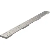 Brauer los standaard rooster 70cm RVS geborsteld