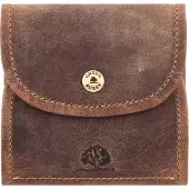 Greenburry Vintage jachtbuidel leer 11 cm - Unisex - brown