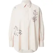 Scotch & Soda Blouse bruin / pink / zwart / wit