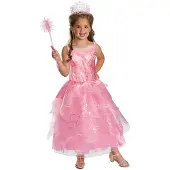 Disguise Glinda Deluxe Toddler Costume Roze 7-8 Years Kinderen