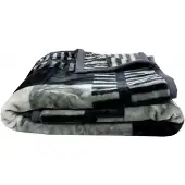 Elway Deken 160x210cm - Dik, Zacht & Stijlvol Grijs Ruitpatroon