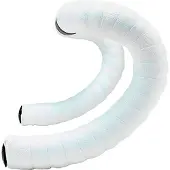 Supacaz Suave Gel White Hanger Tape Black Cap