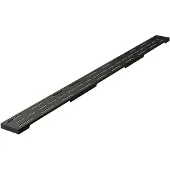Brauer Douchegootrooster StanGrid Zwart Standaard tbv Douchegoot STD/W/PS 100x7 cm