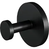 Brauer Handdoekhaak Black Wandmontage met PVD coating Mat Zwart