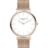 Liebeskind berlin Analoog horloge rose-goud / wit