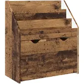 vidaXL Kinderboekenplank Oudhout 60 x 29,5 x 69 cm Bewerkt hout