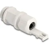 DeLOCK Cable Gland M28 with cable tie fastening grey