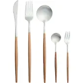 Beliani BAVETTE - Bestekset 30-delig - Zilver - RVS