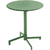 Oviala - Ronde bistro-tuintafel met cactusgroen opklapbaar blad - Palavas