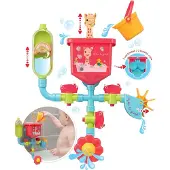 Sophie La Girafe Pipes Folies - Badspeelgoed - Badspeeltjes - Kinderspeelgoed - Vanaf 10 maanden - Zuignap-bevestiging