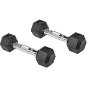 Olive Rubber Hex 2kg Dumbbell 2 Eenheden