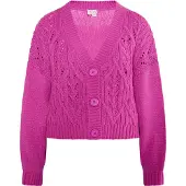 IZIA Gebreid vest 'Eyota' pink
