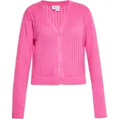 IZIA Gebreid vest pink