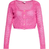IZIA Gebreid vest pink