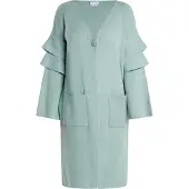Usha Gebreid vest mintgroen