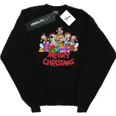 Disney Heren Mickey Mouse en vrienden Kerstmis Sweatshirt (Zwart)